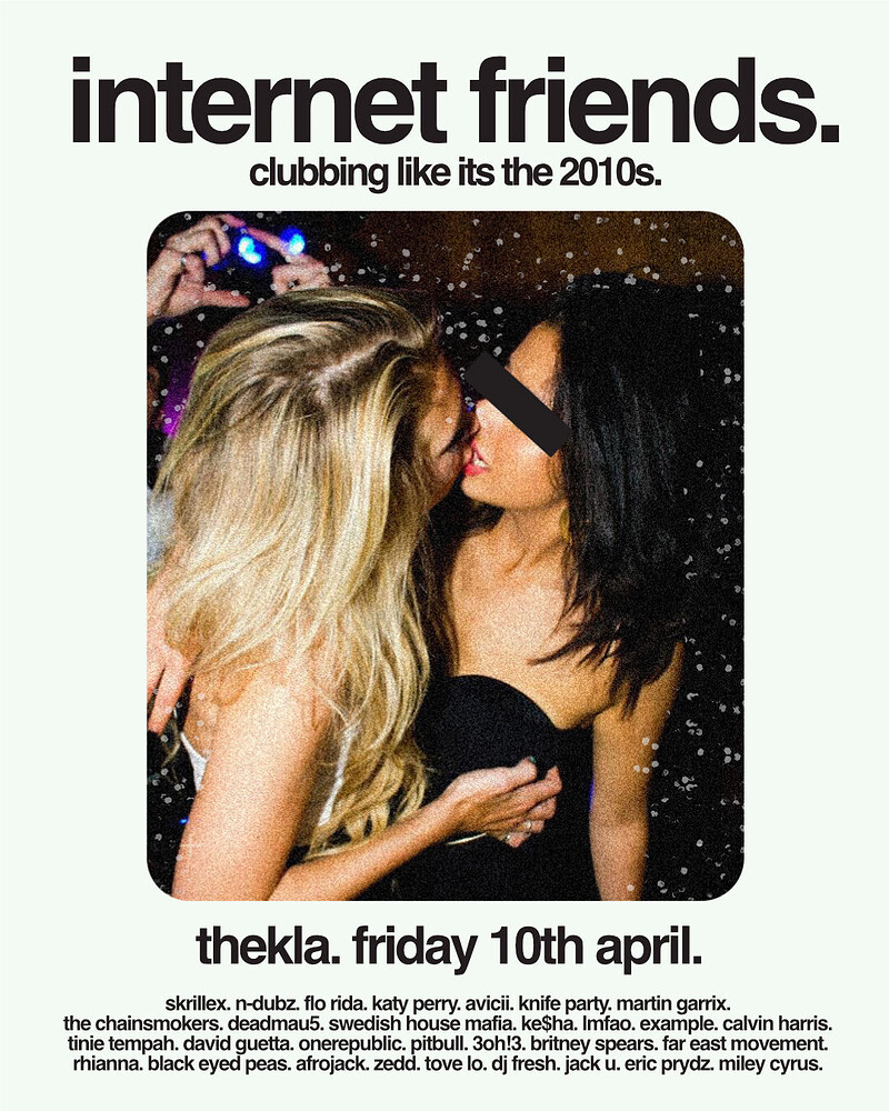 Internet friends at Thekla