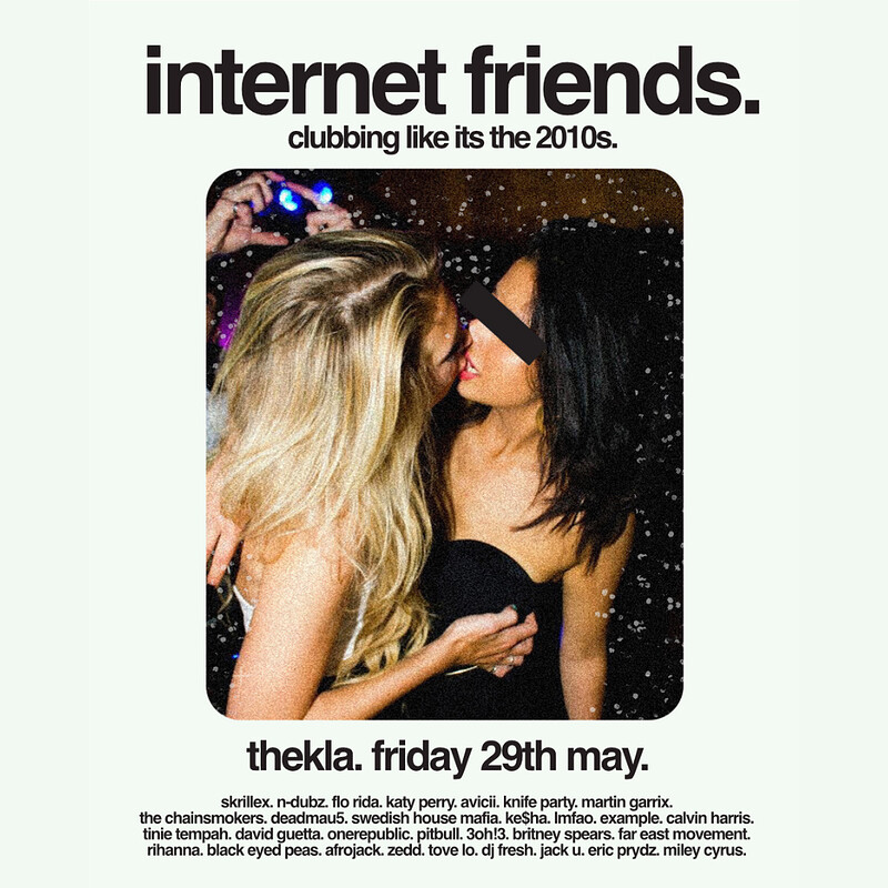 Internet friends at Thekla
