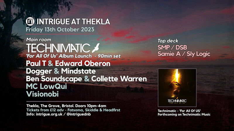 Intrigue x Technimatic LP Launch at Thekla