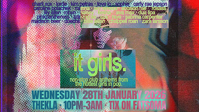It girls. non-stop club anthems from the hottest girls in pop at Thekla
