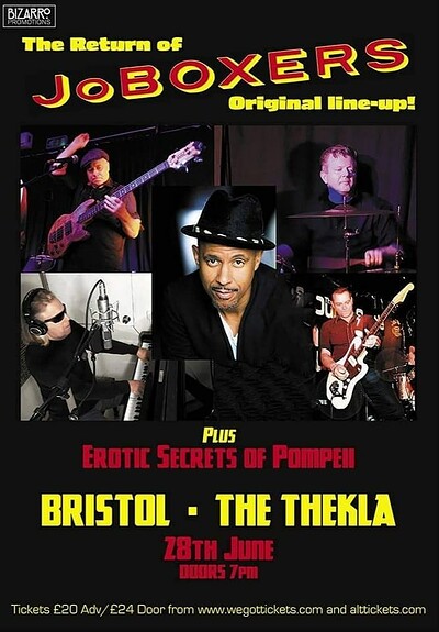 JoBoxers, Erotic Secrets Of Pompeii & Martyrials at Thekla