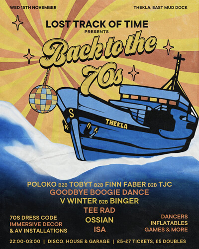 Lost Track of Time - Back To The 70s at Thekla