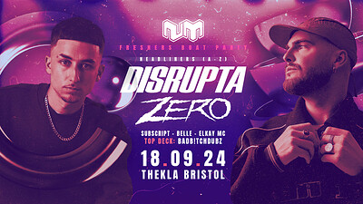 Nu:Motive DNB/UKG Boat Party • Disrupta & Zero at Thekla
