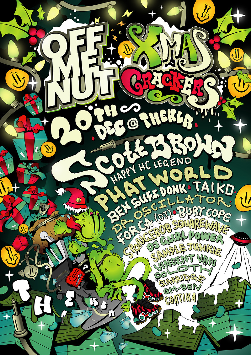 Off Me Nut Xmas Crackers at Thekla