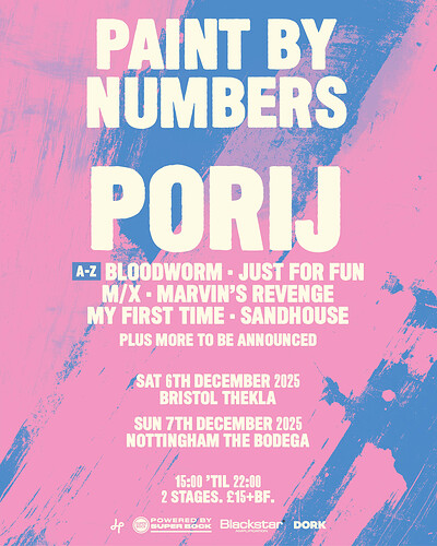 Porij, My First Time, Bloodworm & More at Thekla