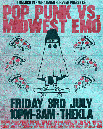 Pop Punk vs. Midwest Emo at Thekla