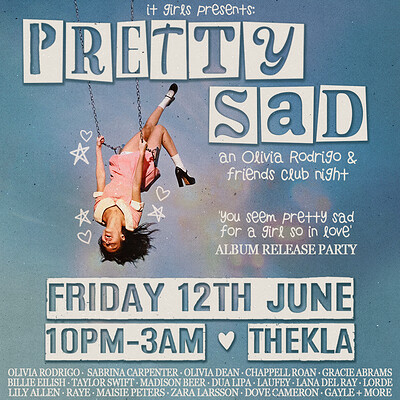 Pretty Sad - An Olivia Rodrigo + Friends Club Night at Thekla