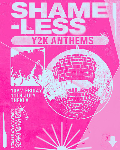 Shameless: Y2K Anthems at Thekla