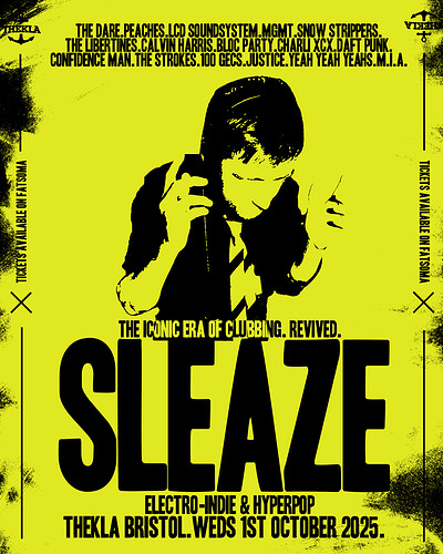 SLEAZE. Electro-Indie and Hyperpop at Thekla