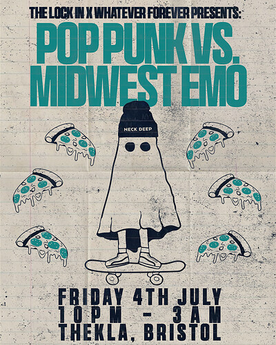 The Lock In x Whatever Forever: Pop Punk vs. Midwest Emo Takeover at Thekla