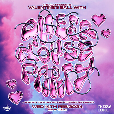 Thekla pres Valentines Ball w/ Queer House Party at Thekla