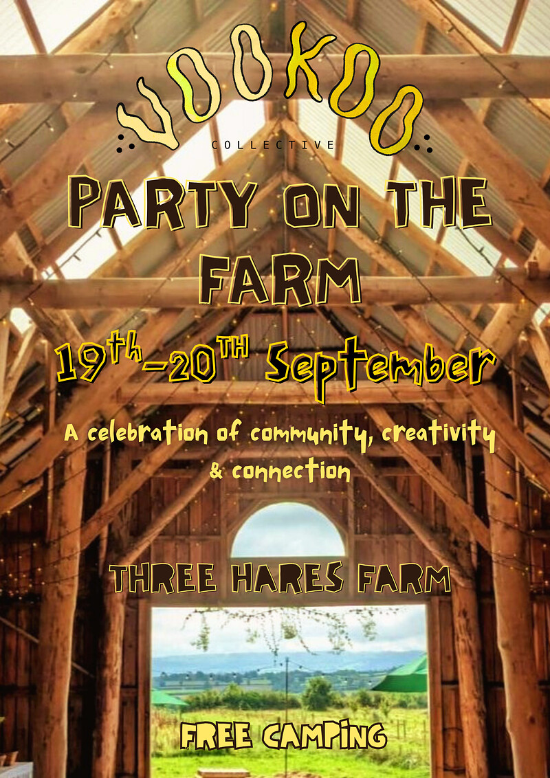 PARTY ON THE FARM at Three Hares Farm