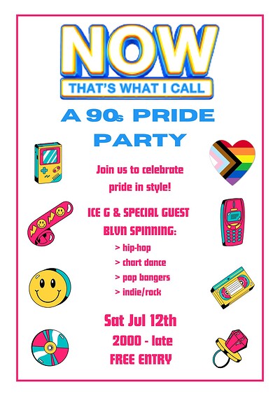90s House Party Pride Special at To The Moon