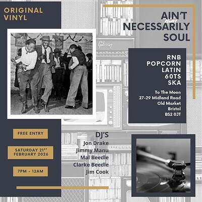 Ain't Necessarily Soul at To The Moon