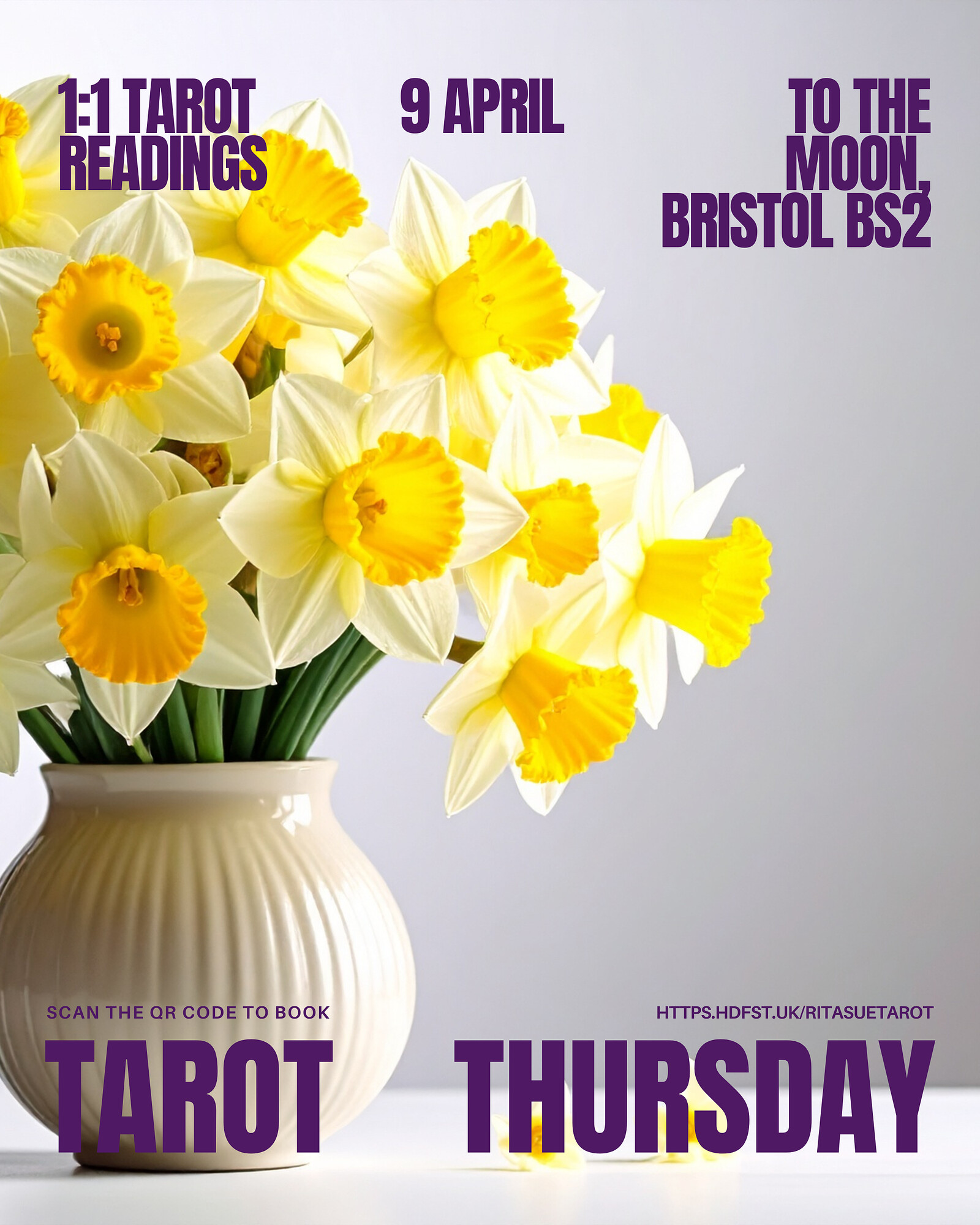 Cosy 1:1 Tarot Readings in Central Bristol at To The Moon