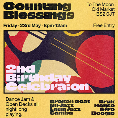 Counting Blessings 2nd Birthday Celebration at To The Moon