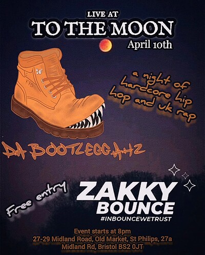 hip-hop ft Da Bootleggahz and zakkybounce at To The Moon