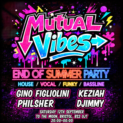 MUTUAL VIBES: End Of Summer Party at To The Moon