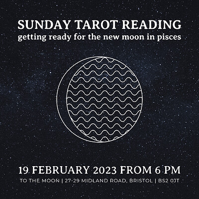 Tarot Reading - New Moon in Pisces at To The Moon