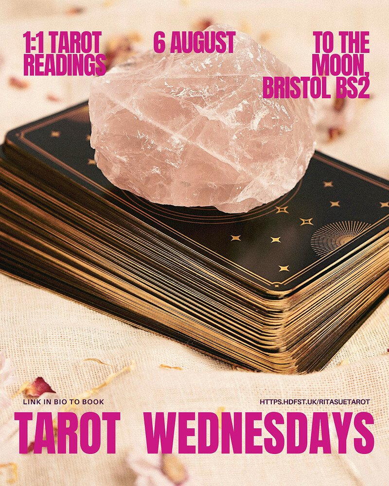 Tarot Wednesday: 1:1 Tarot Readings at To The Moon at To The Moon