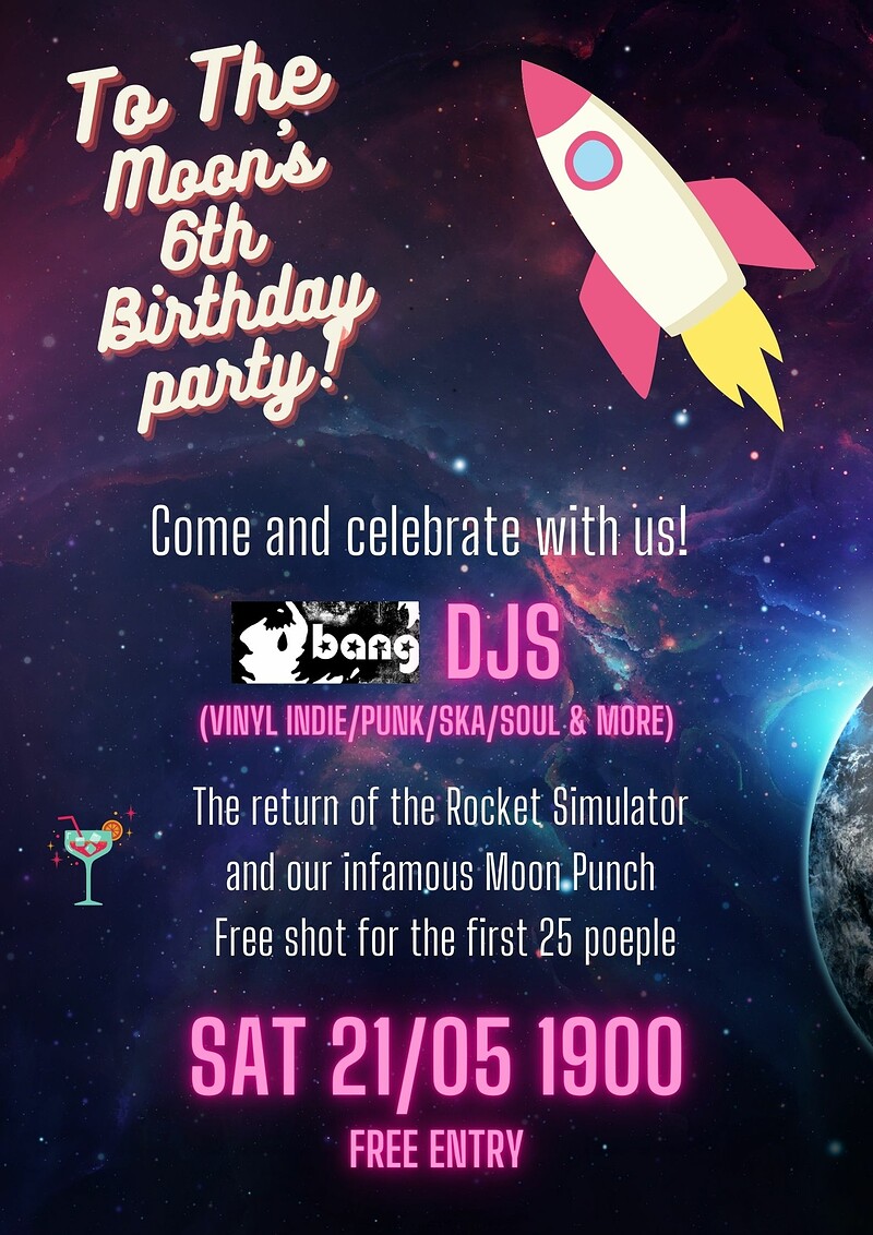 To The Moon's 6th Birthday at To The Moon