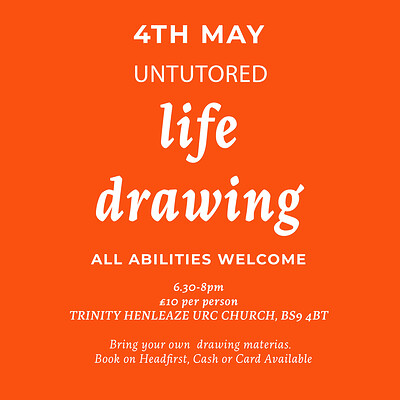 Life Drawing Class - Henleaze at Trinity-Henleaze United Reformed Church