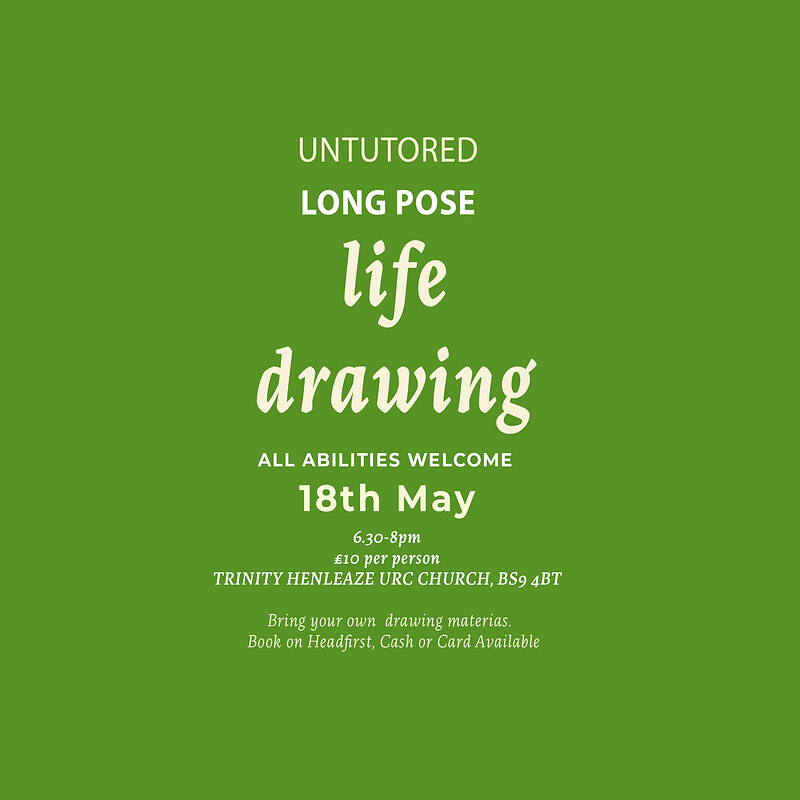 Long Pose Life Drawing Class - Henleaze at Trinity-Henleaze United Reformed Church