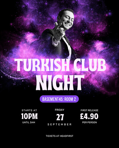 Turkish Club Night at Turkish Club Night
