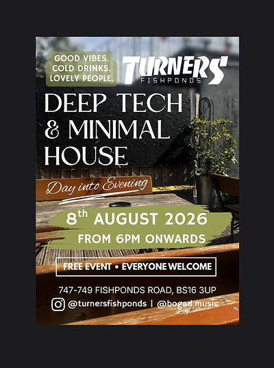 Deep Tech & Minimal House at Turners