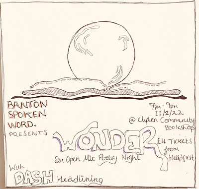 Banton Spoken Word Presents: “Wonder” at Clifton Community Bookshop