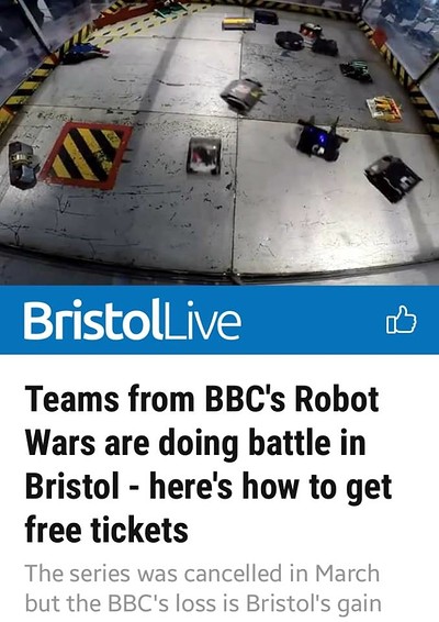 Bugglebots 2019 Filming: Robot Fighting - at UWE Frenchay Campus