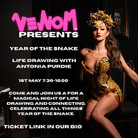 Venom Creatives meets Purdie Life Drawing at Venom creatives