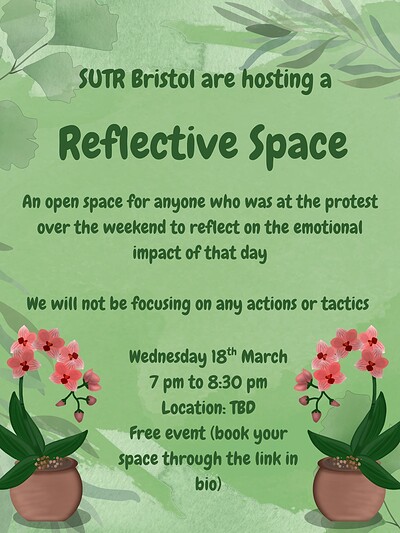 Protest Aftercare: A Reflective Space at Venue To Be Disclosed