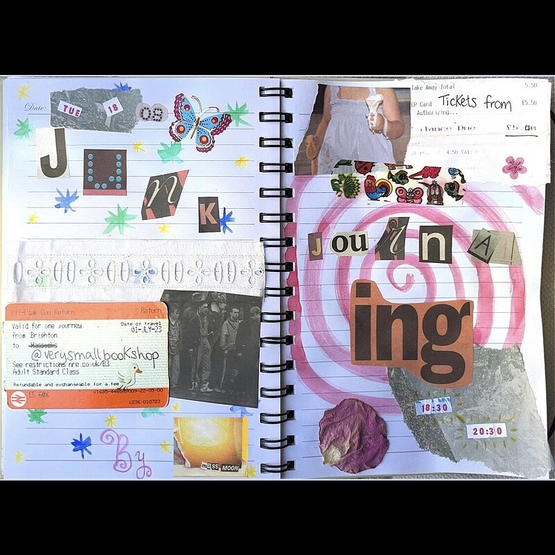 Junk Journaling Social at Very Small Bookshop