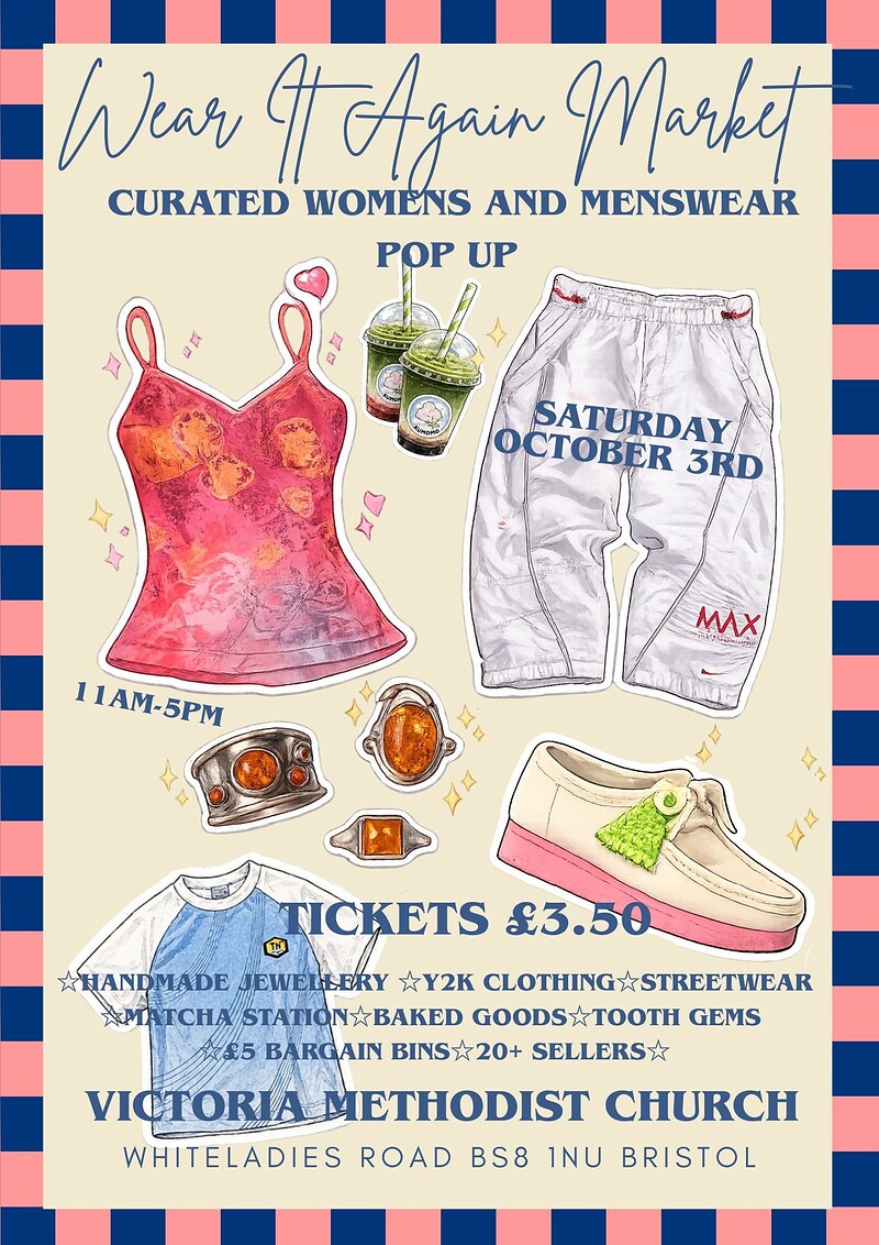 Wear It Again Market at Victoria Methodist Church