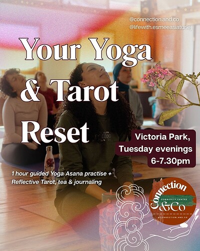 Your weekly Yoga & Tarot reset at Victoria Park, BS3