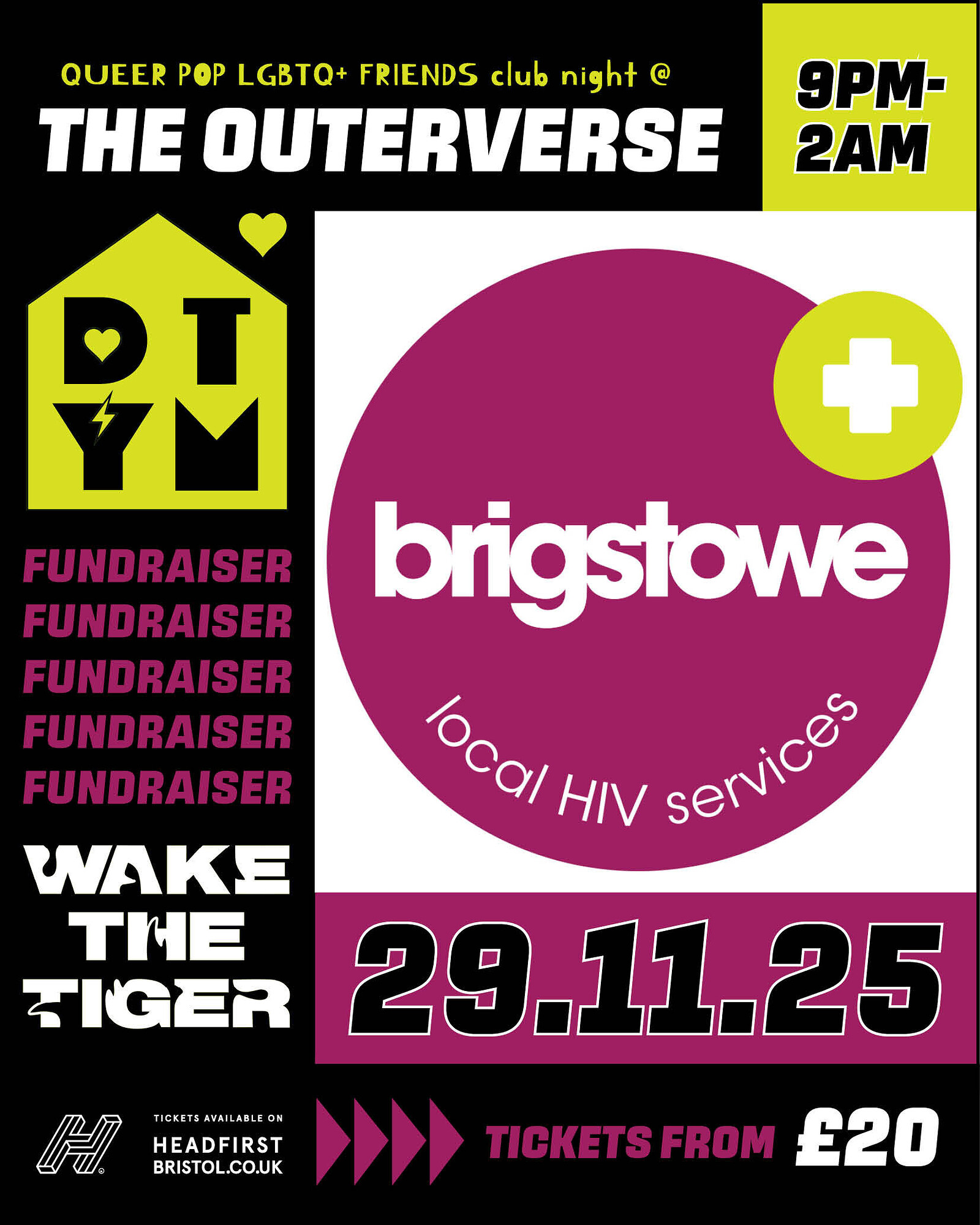 DTYM - World AIDS Day Fundraiser at Wake the Tiger