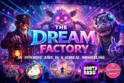 The Dream Factory featuring Booty Bass & DJ Hiphoppapotamus at Wake the Tiger