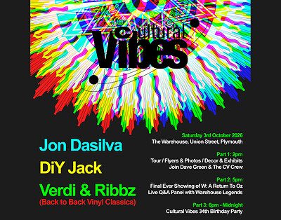 Cultural Vibes Goes BACK TO THE WAREHOUSE at Warehouse