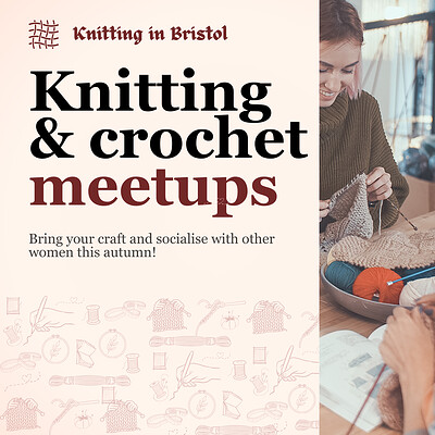 Knitting and crochet meetup at Watershed