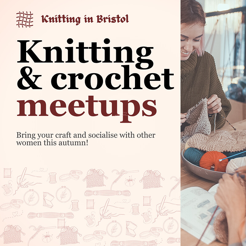 Knitting and crochet meetup at Watershed