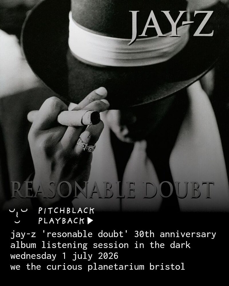 JAY-Z 'Reasonable Doubt'  listening session in the dark at We The Curious Planetarium