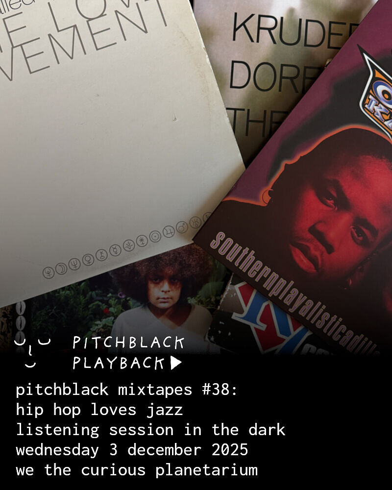 Pitchblack Mixtapes #38: Hip Hop Loves Jazz at We The Curious Planetarium
