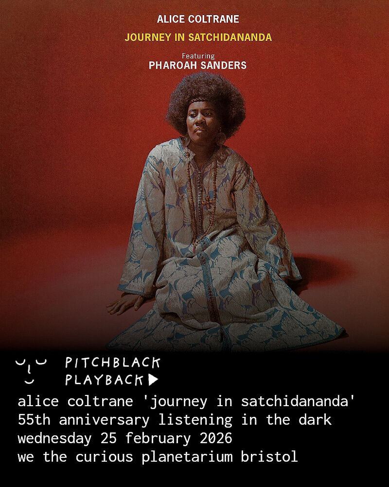 Pitchblack Playback: Alice Coltrane 'Journey In Satchidananda' at We The Curious Planetarium