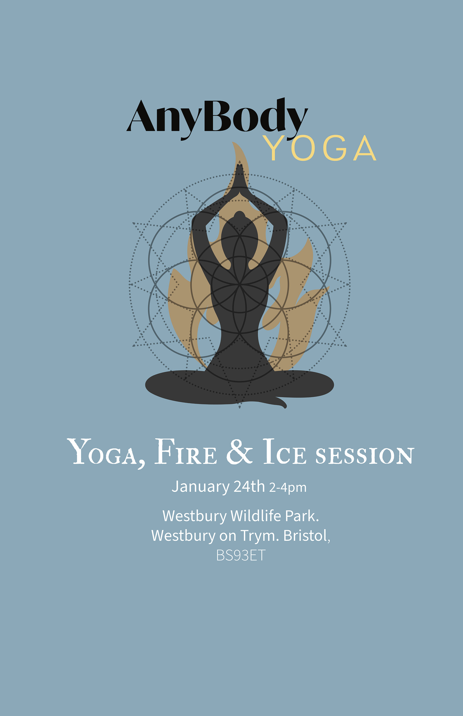 AnyBodyYoga, Fira & Ice Sessions at Westbury Wildlife Park