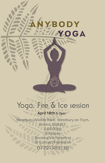 AnyBodyYoga, Fire & Ice Sessions at Westbury Wildlife Park