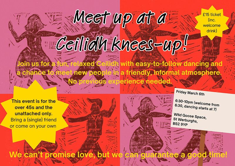 Ceilidh at WildGoose Space St Werburghs BS2 9YP