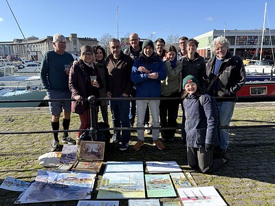 Meet the Artists – Landscapes and Gardens Exhibition at Willway Yard, Bedminster