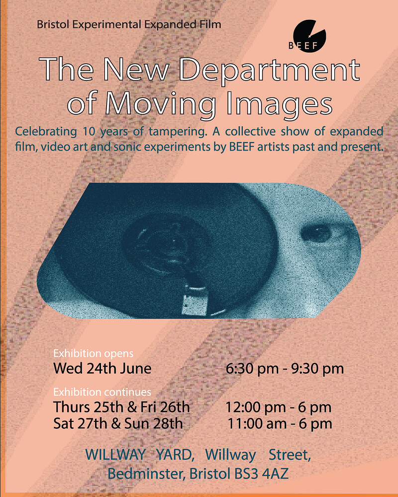The New Department of Moving Images at Willway Yard