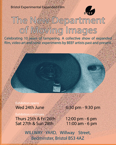 The New Department of Moving Images at Willway Yard